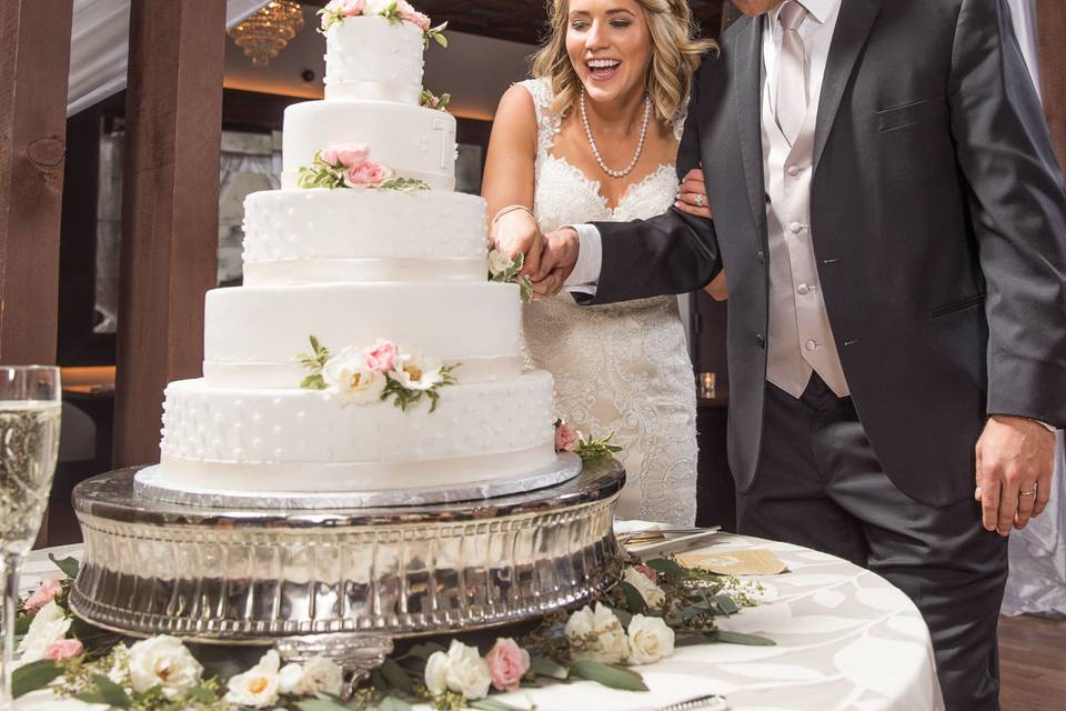 Bell Tower cake cutting