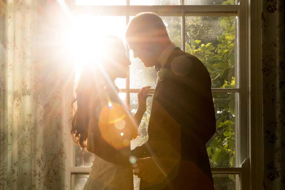 A moment together just after the ceremony