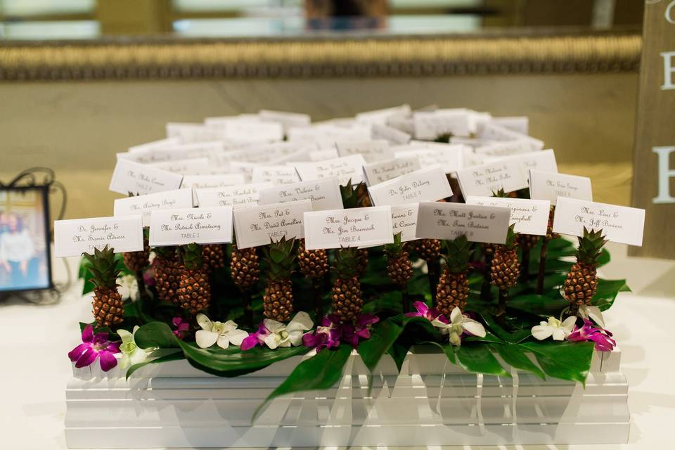 Wedding place cards