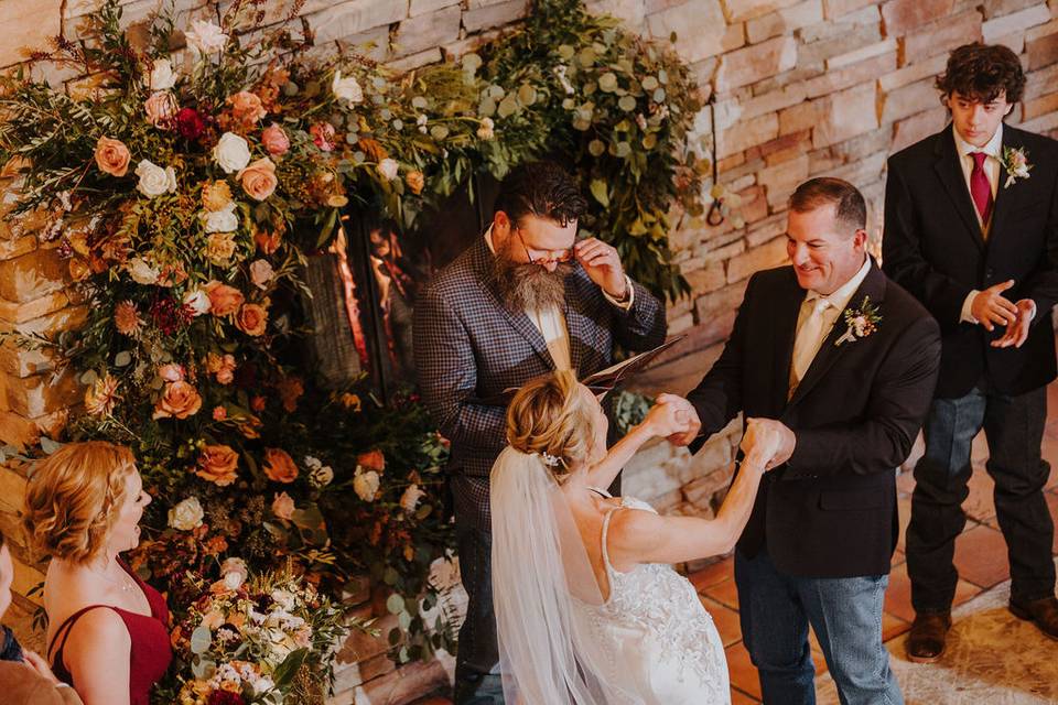 Indoor ceremony