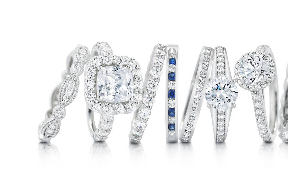 Sample engagement rings
