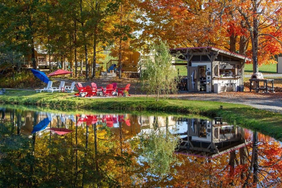 Pond Outdoor Kitchen