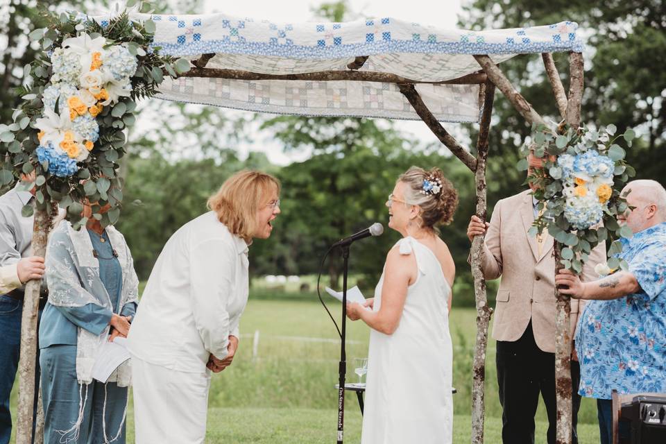 Outdoor ceremony