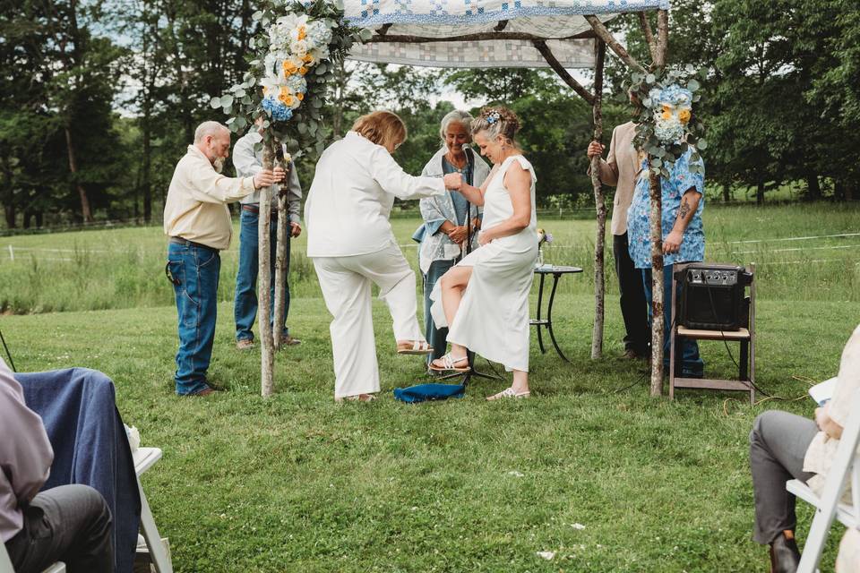 Outdoor ceremony