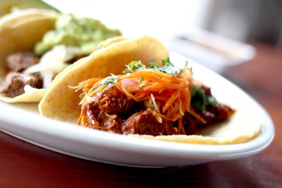 Lamb barbacoa taco