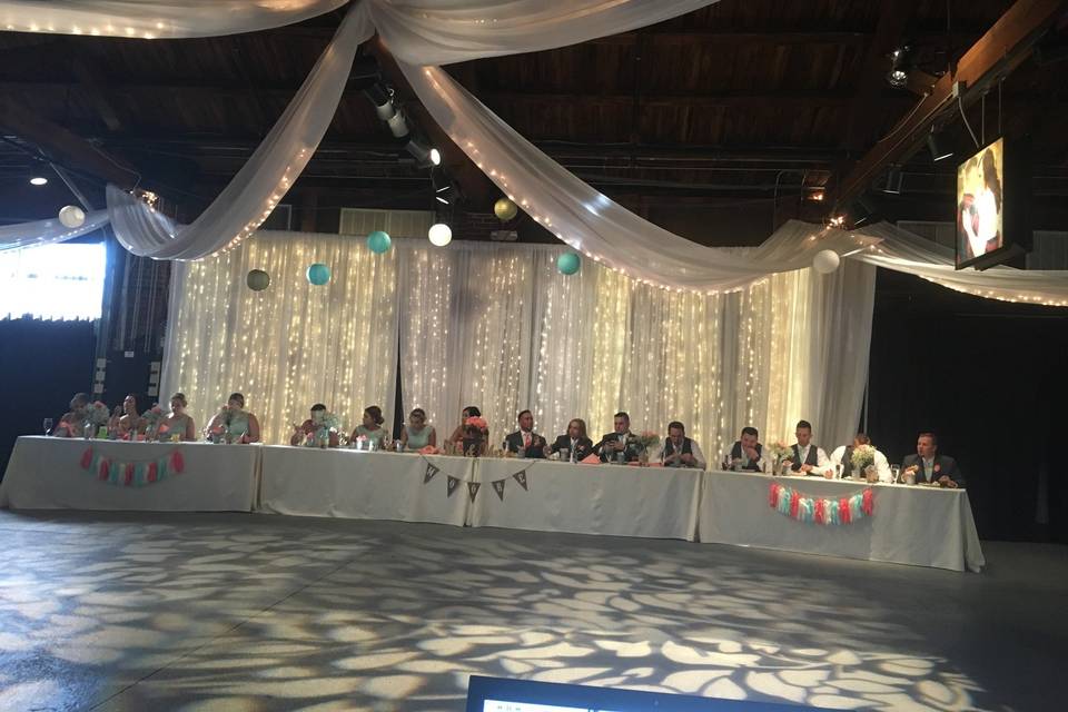 The head table