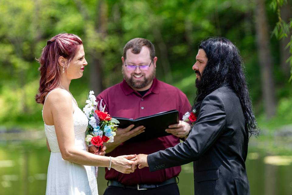 Officiant provided here
