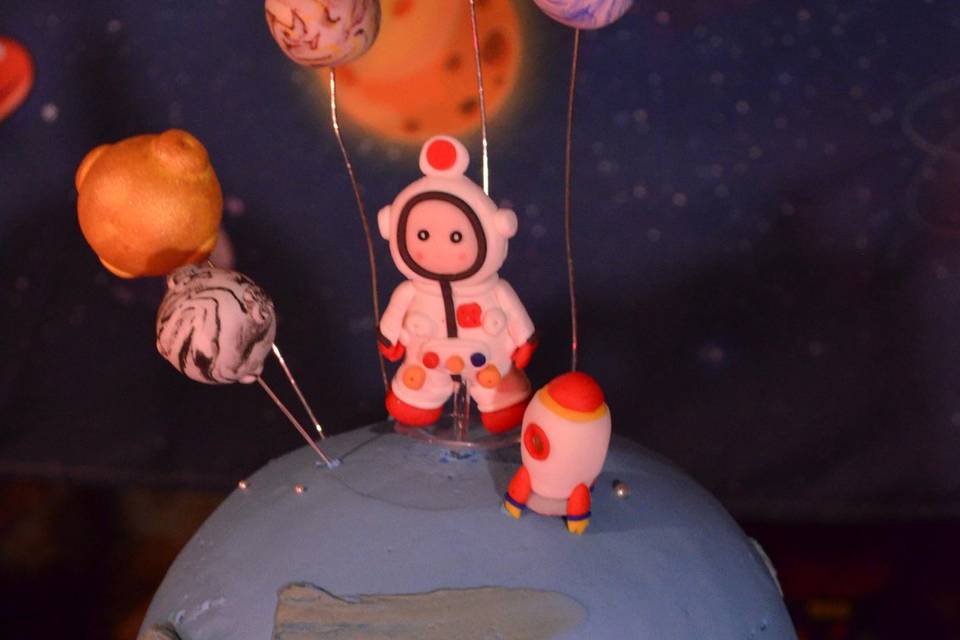 Outer Space Themed Cake