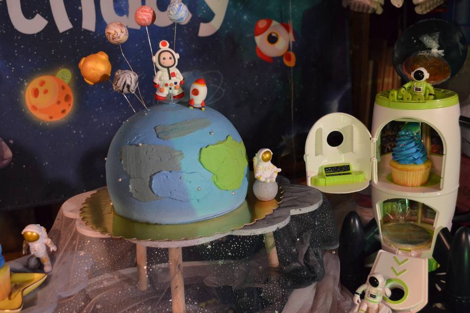 Outer Space Dessert Table