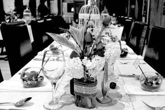 Reception table setup