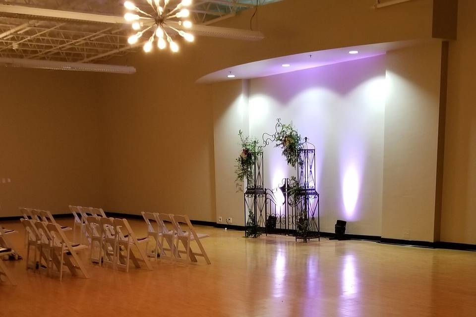 Ceremony setup