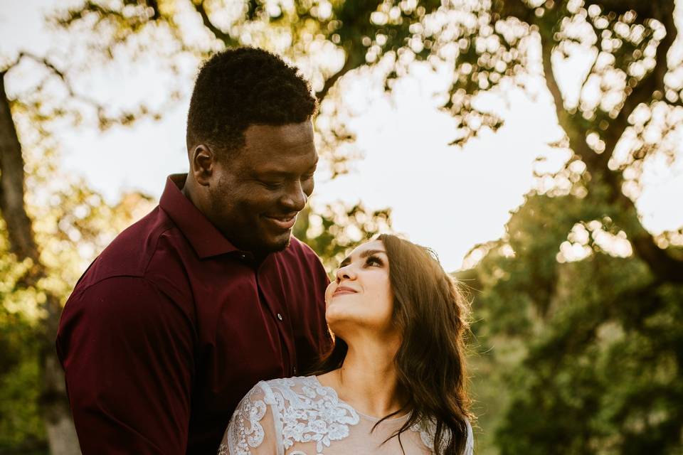 Bride and groom portraits