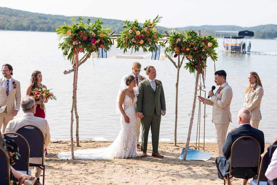 Beach ceremony