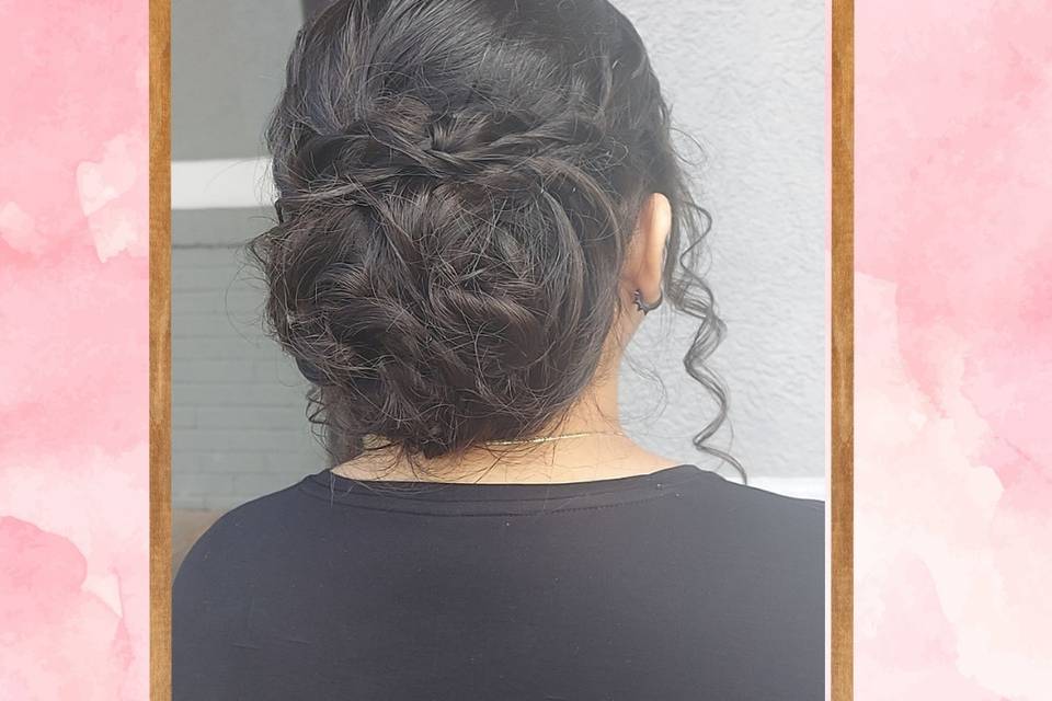 Wedding updo