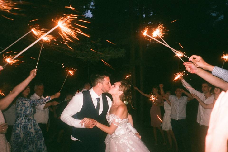 Sparkler send offs