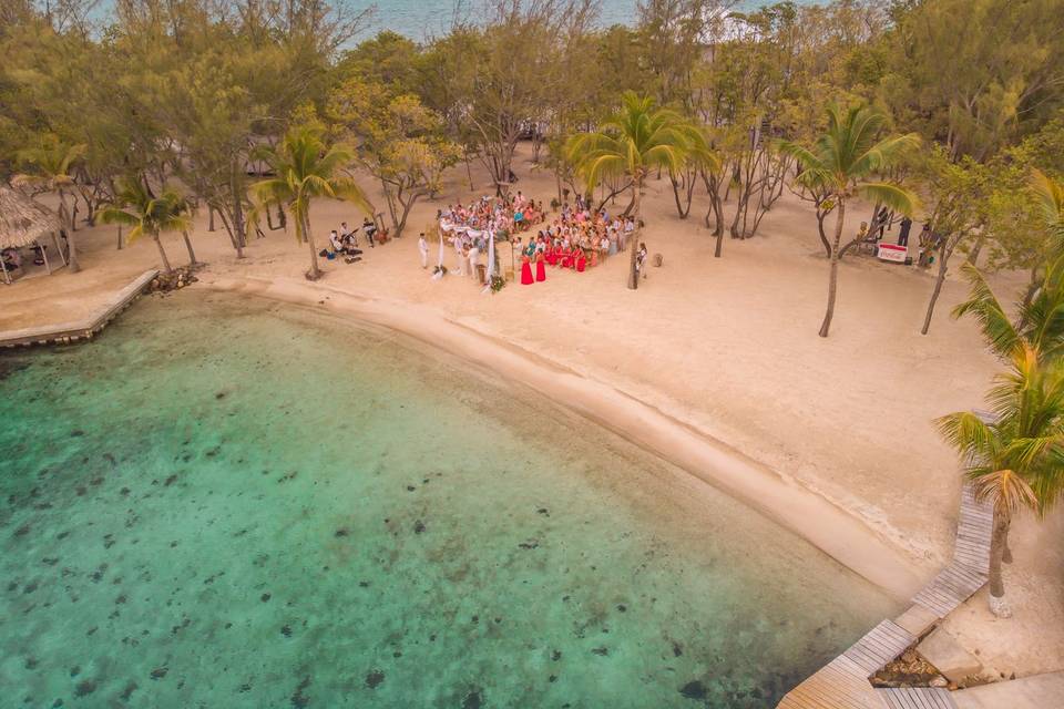 Intimate Island Ceremony