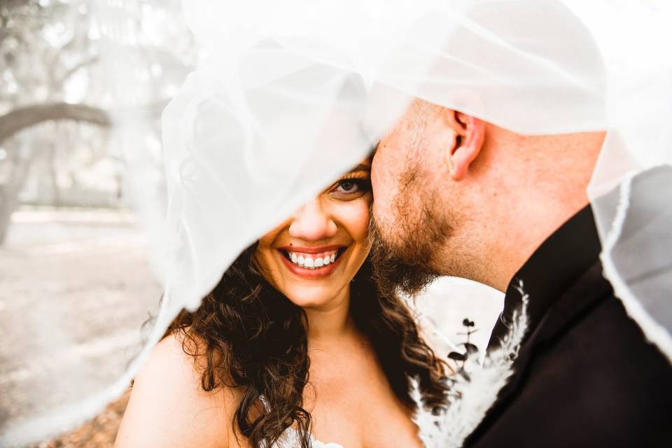 Bride with veil