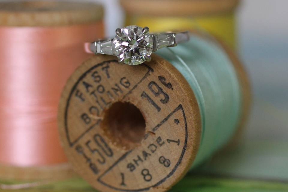 Diamond & Baguette Ring