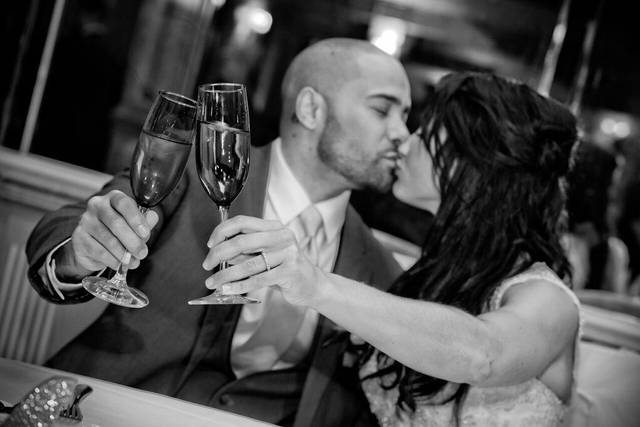 Couple cheers