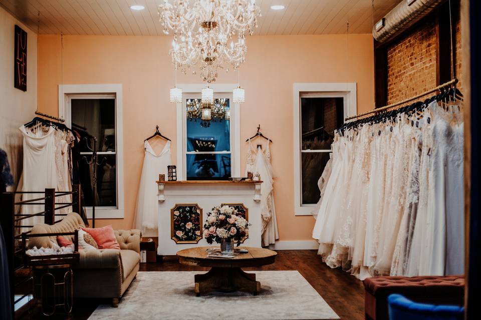 main street wedding dress shop