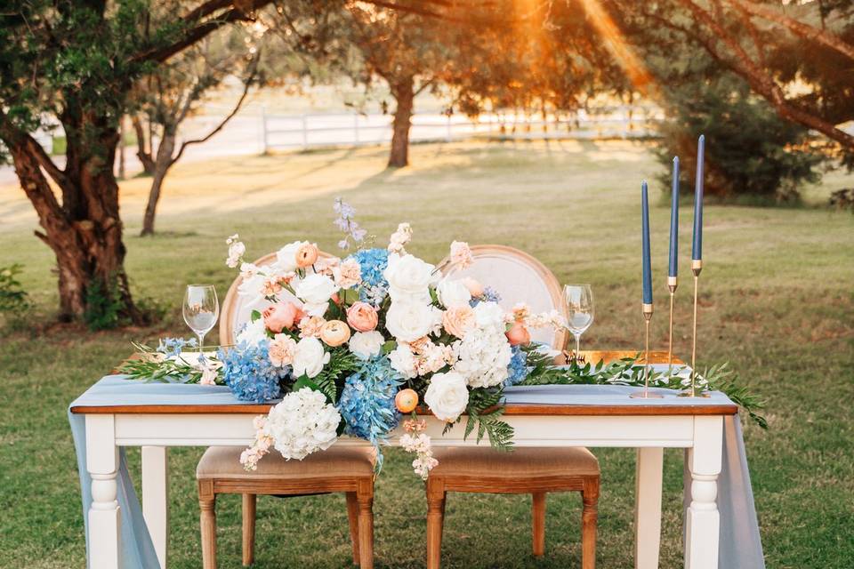 Sweetheart table perfection