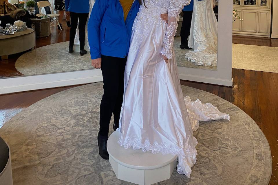 Customers at Crown Bridal