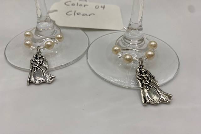 Pearl & Clear toasting charms