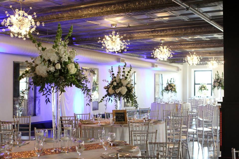 Ballroom & center pieces