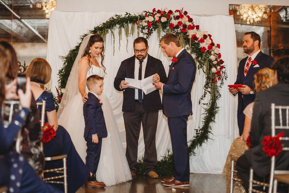 Ballroom ceremony