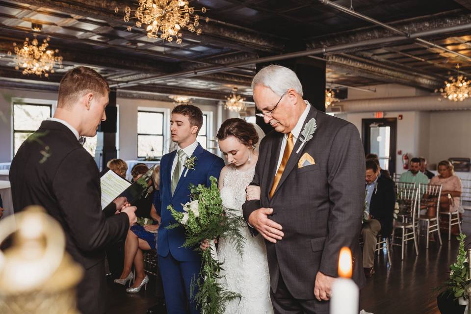 Ballroom ceremony