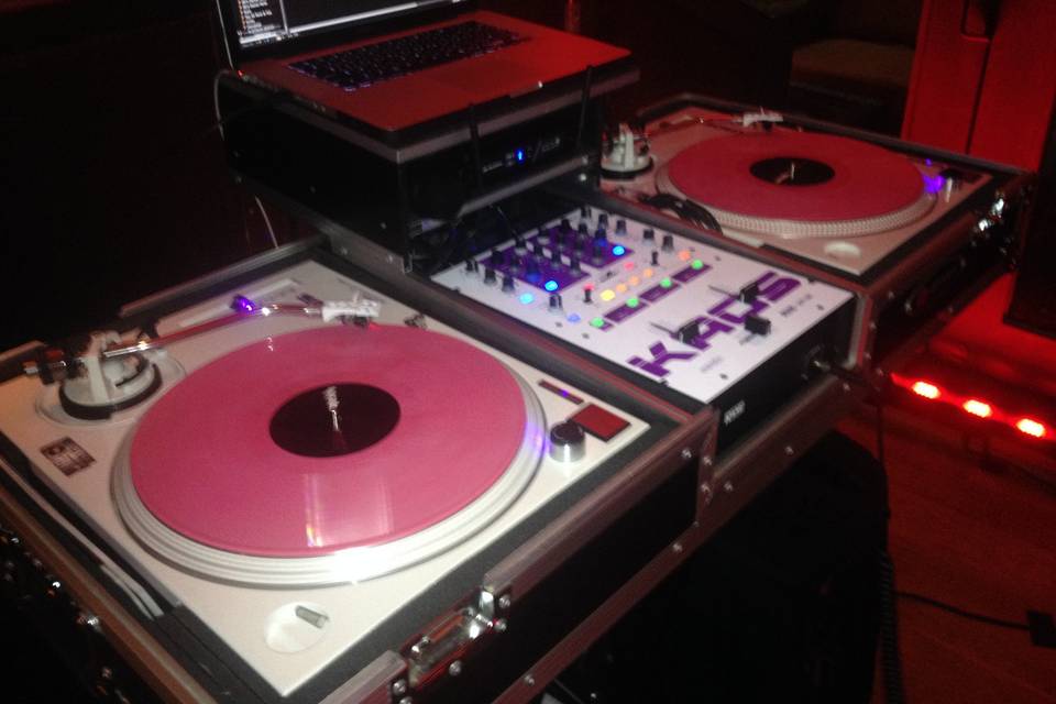 DJ setup