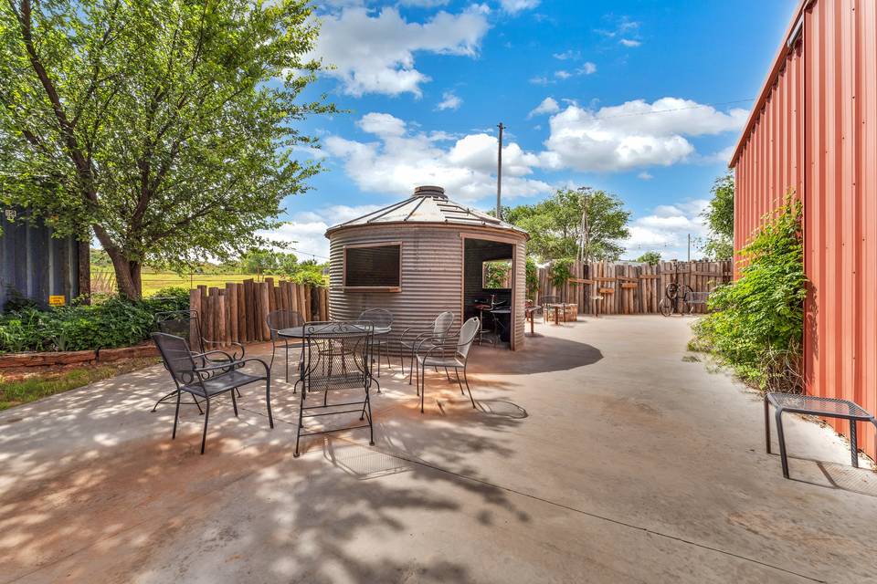 Social Barn Back Patio