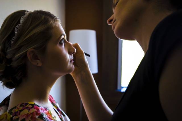 Makeup application - Glam Tie Media