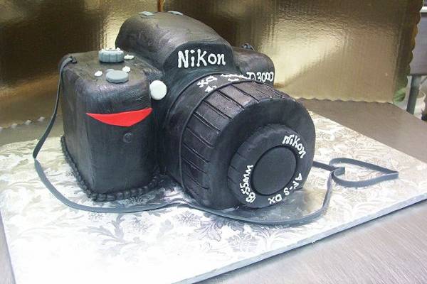 Nikon camera cake