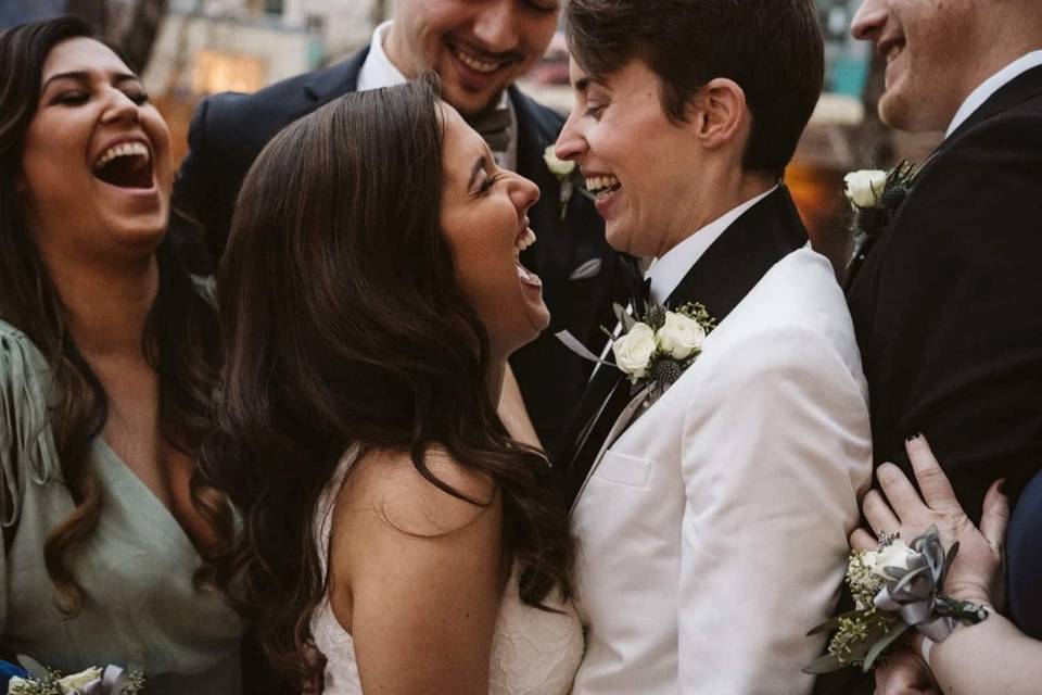 Laughing couple