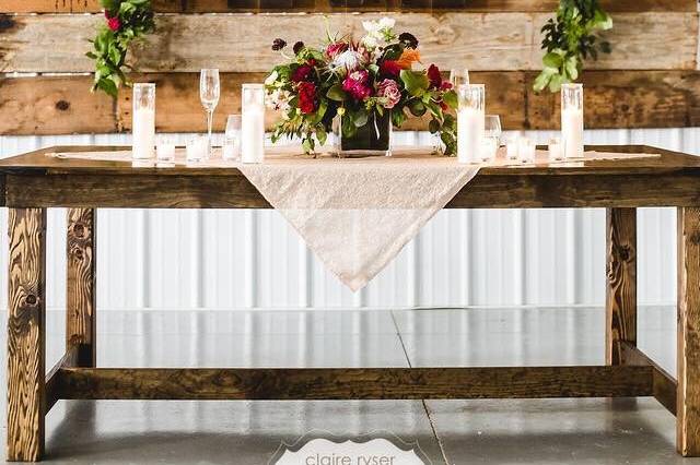Floral Garland- Head Table