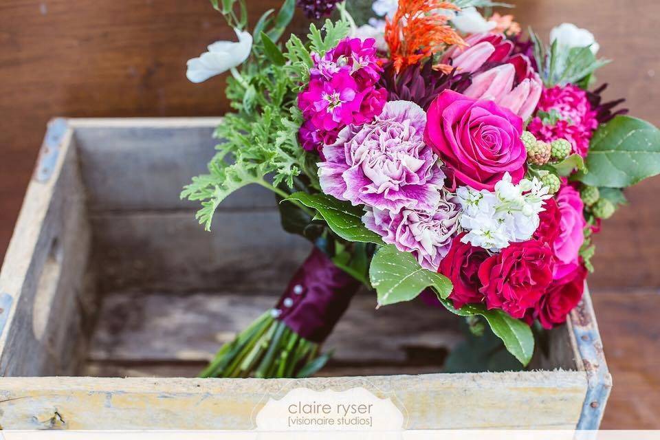 Farmer's Market theme bouquet