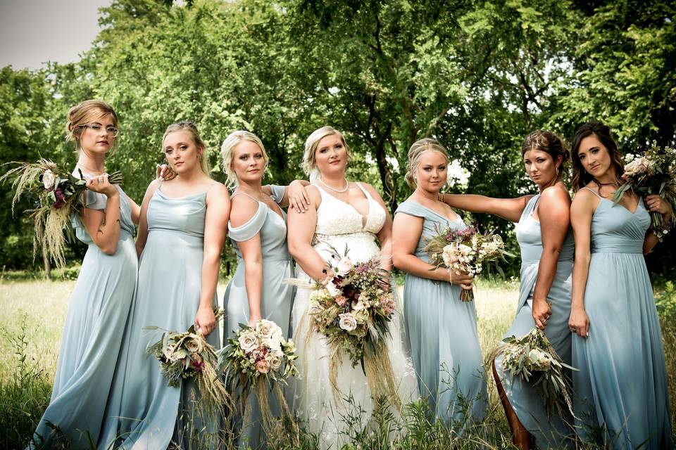 Textured bouquets