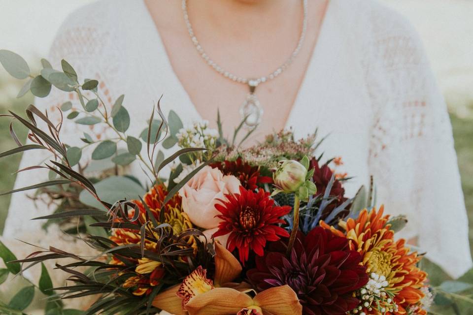 Boho rustic bouquet