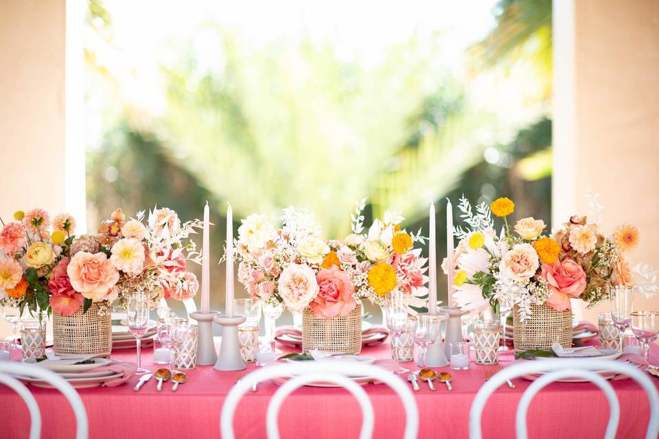 Cabana bridal table