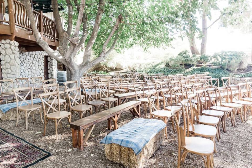 Seating for ceremony