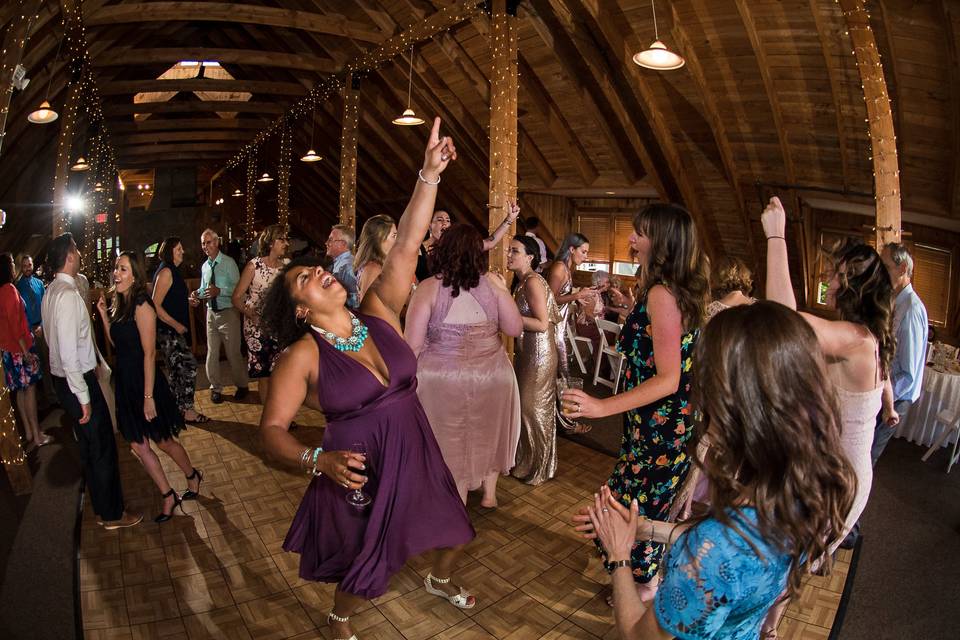 Guests letting loose on the dance floor | Photo credit: Ashley Lynn Photography