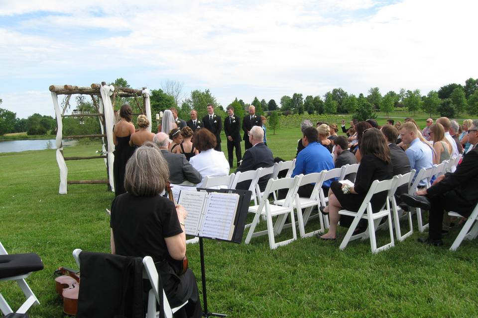 Outdoor wedding