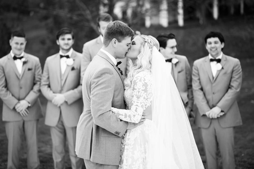 Black and white first dance