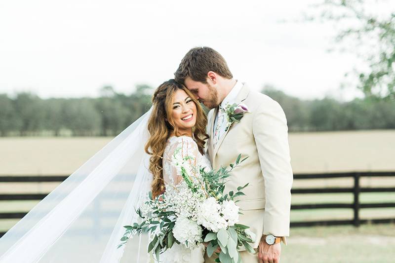 Happy bride