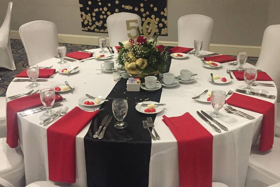 50th Anniversary Table