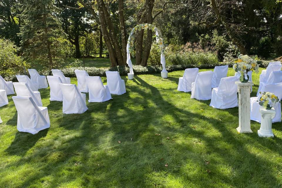 Outdoor wedding