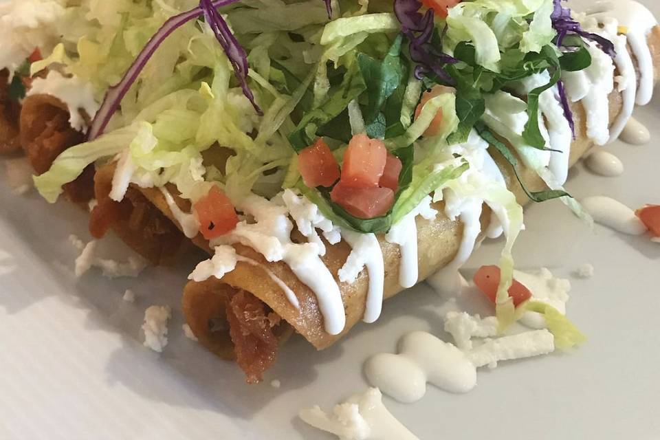 Chicken flautas