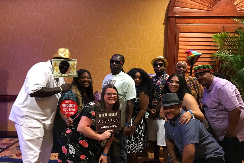 Fun-loving crowd