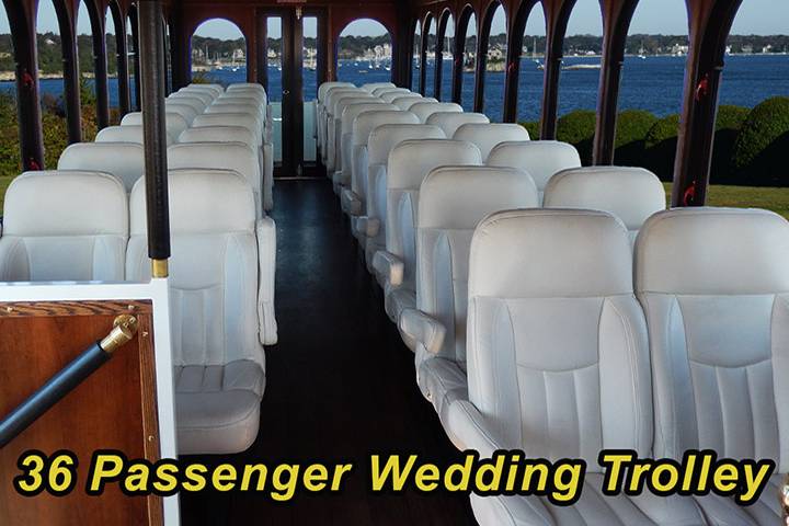36 Passenger Wedding Trolley